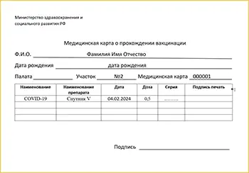 Справка о вакцинации от COVID‑19 в Москве — оформить и заказать